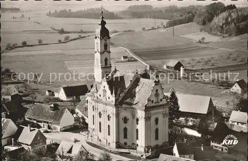 Schussenried Bad Wallfahrtskirche Steinhausen Fliegeraufnahme Kat. Bad Schussenried