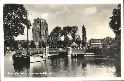 Leeuwarden Vrouwenpoortsbrug Kat. Leeuwarden