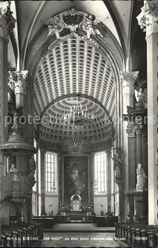 Wien Kirche Am Hof zu den neun Choeren der Engel Kat. Wien