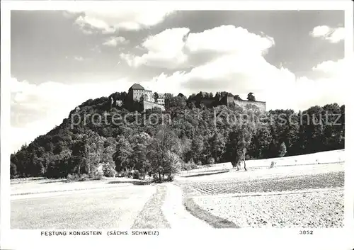 Koenigstein Saechsische Schweiz Festung Kat. Koenigstein Saechsische Schweiz