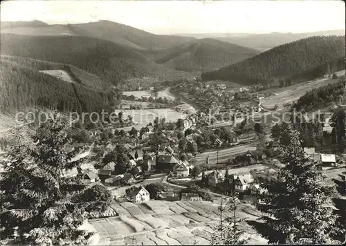 Manebach Panorama Kat. Ilmenau