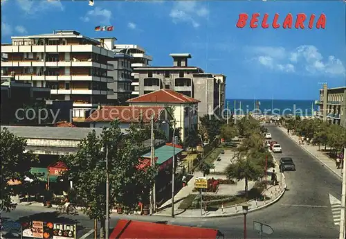 Bellaria Hotel Restaurant Strasse zum Strand Kat. Rimini