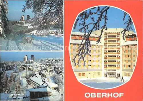 Oberhof Thueringen Interhotel Panorama FDGB Erholungsheim Fritz Weineck Kat. Oberhof Thueringen