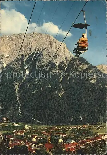 Mittenwald Bayern Total Kranzberglift Karwendel Kat. Mittenwald