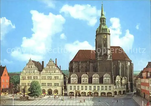 Naumburg Saale Wilh Pieck Platz Kirche Kat. Naumburg