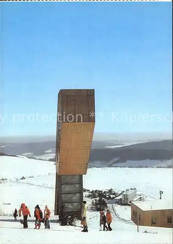 Oberwiesenthal Erzgebirge Sprungschanze Kat. Oberwiesenthal