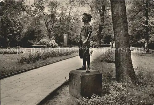 Weissenfels Saale Denkmal des Schusterjungen Kat. Weissenfels