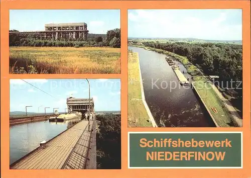 Niederfinow Schiffshebewerk Kat. Niederfinow