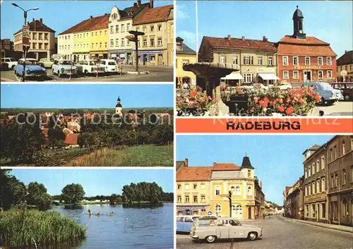 Radeburg Platz des 8. Mai Roederstausee HOG Ratskeller Heinrich Zille Strasse Kat. Radeburg