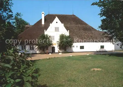 Witzwort Roter Haubarg Restaurant Cafe Museum Historischer Bauernhof Halbinsel Eiderstedt Kat. Witzwort