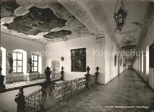 Benediktbeuern Gastfluegel Fresken Kloster Kat. Benediktbeuern