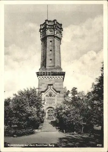 Rochlitz Sachsen Aussichtsturm Rochlitzer Berg Kat. Rochlitz