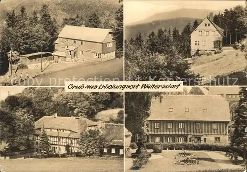 Waltersdorf Zittau Jugendherberge Lausitzer Huette Hubertusbaude Hochwald Sonnebergbaude Postplatz Kat. Grossschoenau Sachsen