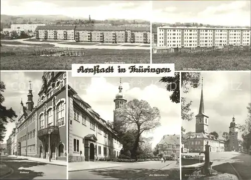 Arnstadt Ilm Wohnbauten Riedtor Nedeickturm Rathaus Kat. Arnstadt