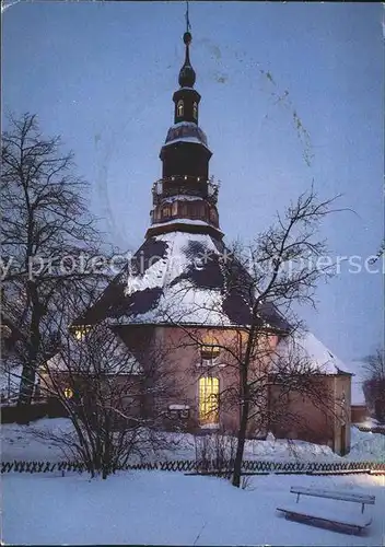 Seiffen Erzgebirge Ev luth Kirche Kat. Kurort Seiffen Erzgebirge