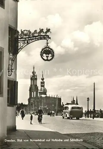 Dresden Hofkirche Schlossturm  Kat. Dresden Elbe