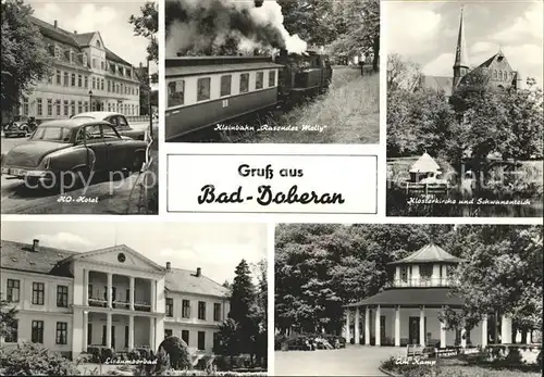 Bad Doberan HO Hotel Kleinbahn Rasender Molly Klosterkirche  Kat. Bad Doberan