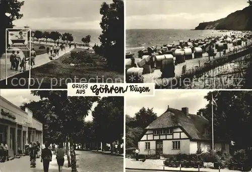 Goehren Ruegen Strandpromenade Moenchguter Heimatmuseum  Kat. Goehren Ostseebad Ruegen