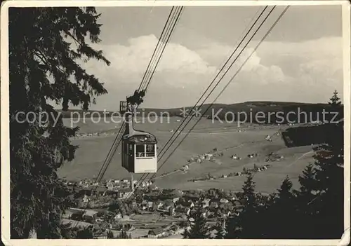 Oberwiesenthal Erzgebirge Luftseilbahn  Kat. Oberwiesenthal