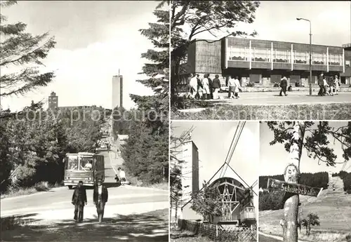 Oberwiesenthal Erzgebirge HO Gaststaette Fichtelberghaus Luftseilbahn  Kat. Oberwiesenthal