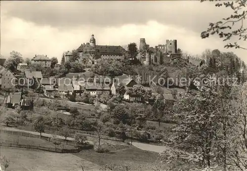 Frauenstein Sachsen Burgruine  Kat. Frauenstein Sachsen