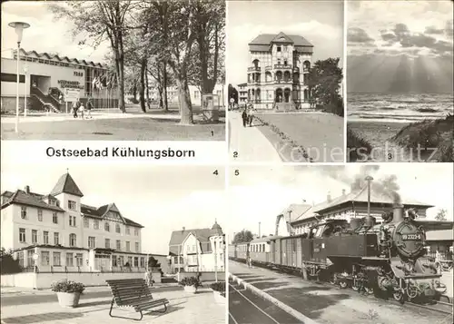 Kuehlungsborn Ostseebad Meerwasserschwimmhalle Schloss am Meer Jochen Weigert  Kat. Kuehlungsborn