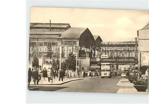 Berlin Bahnhof Friedrichstrasse Kat. Berlin