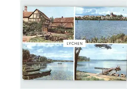 Lychen Malerwinkel Stadtsee Grossen Lychensee Kat. Lychen