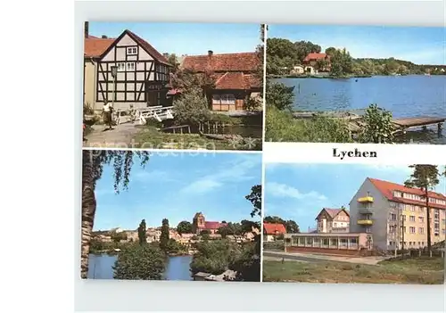 Lychen Malerwinkel Oberpfuhlsee Stadtsee  Kat. Lychen