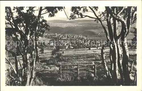 Oberwiesenthal Erzgebirge Totalansicht Kat. Oberwiesenthal