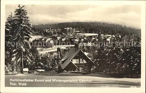 Oberhof Thueringen Teilansicht Kat. Oberhof Thueringen