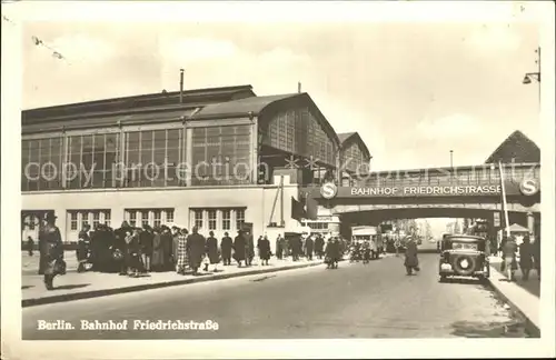 Berlin Bahnhof Friedrichstrasse Kat. Berlin