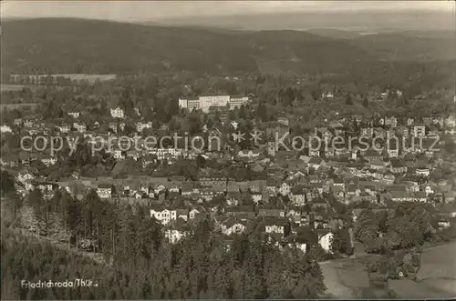 Friedrichroda Totalansicht Kat. Friedrichroda