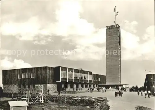 Oberwiesenthal Erzgebirge HOG Fichtelberghaus Aussichtsturm Kat. Oberwiesenthal