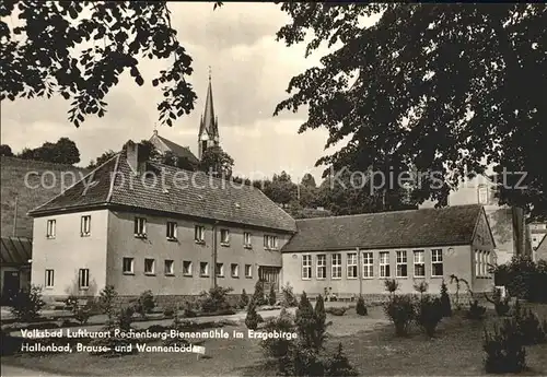 Rechenberg Bienenmuehle Osterzgebirge Hallenbad Brause und Wannenbaeder Kat. Rechenberg Bienenmuehle