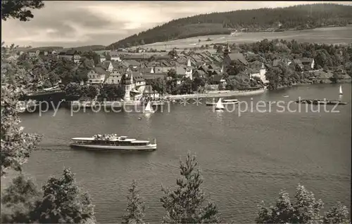 Bleilochtalsperre Motorschiff Stausee Kat. Schleiz