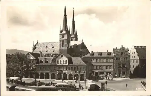 Saalfeld Saale Markt St. Johanniskirche Kat. Saalfeld