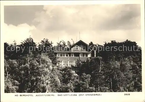 Bad Gottleuba-Berggiesshuebel Ho-Berghotel Augustusberg / Bad Gottleuba-Berggiesshuebel /Saechsische Schweiz-Osterzgebirge LKR