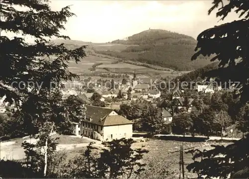 Geising Erzgebirge Teilansicht Kat. Geising Osterzgebirge