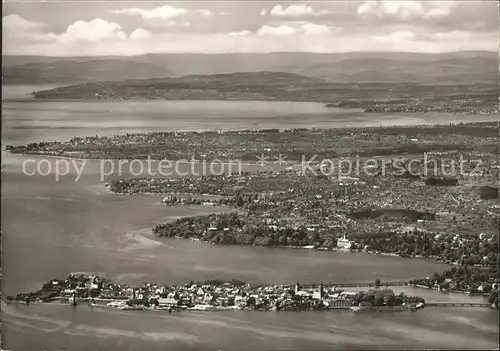 Lindau Bodensee Blick vom Pfender Kat. Lindau (Bodensee)