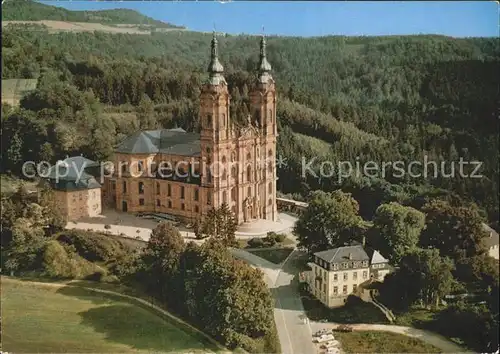 Vierzehnheiligen Fliegeraufnahme Wallfahrtskirche Kat. Bad Staffelstein