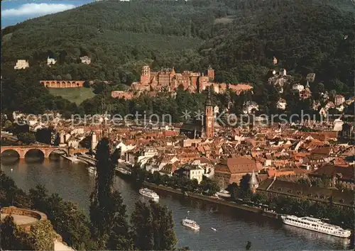 Heidelberg Neckar Schloss Alte Bruecke  Kat. Heidelberg