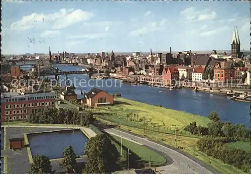 Bremen Weser Teilansicht  Kat. Bremen