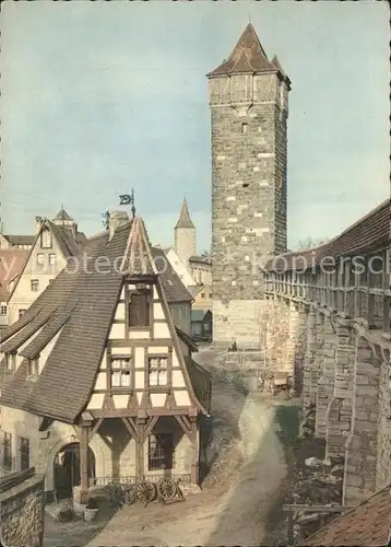 Rothenburg Tauber Alte Schmiede Roederturm  Kat. Rothenburg ob der Tauber