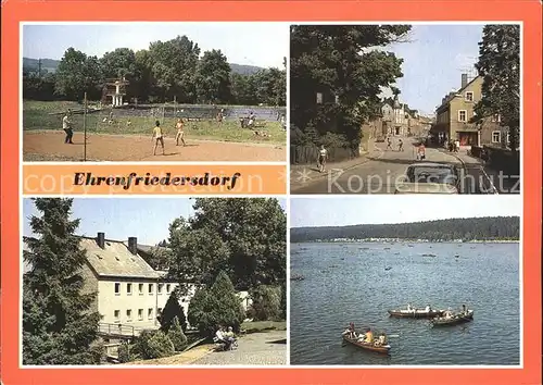 Ehrenfriedersdorf Erzgebirge Freibad Karl Marx Staedter Strasse Ferienheim Waldschloesschen  Kat. Ehrenfriedersdorf