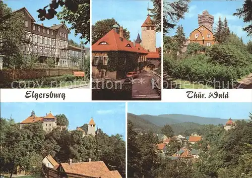 Elgersburg Reichsbahn Erholungsheim Schloss Elgersburg Hohe Warte  Kat. Elgersburg