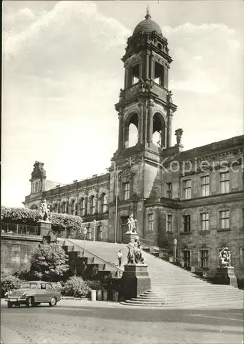 Dresden An der Bruehlschen Terrasse Kat. Dresden Elbe