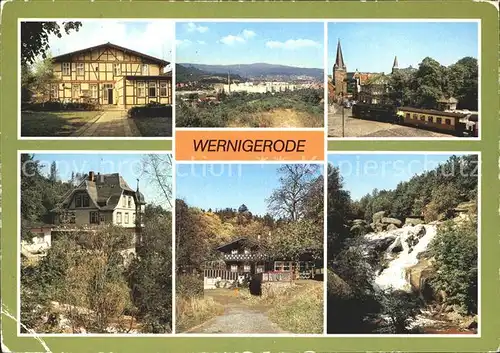 Wernigerode Harz Verpflegungsstelle Leo Tolstoi Neubaugebiet Burgbreite Harzquerbahn Ferienheim HO Gaststaette Steinerne Renne Kat. Wernigerode