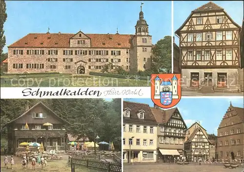 Schmalkalden Schloss Wilhelmsburg Lutherhaus HOG Ehrental Am Altmarkt Kat. Schmalkalden