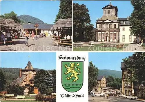 Schwarzburg Thueringer Wald Schloss Schenke Schloss Schwarzburg Kaisersaal Max Reimann Platz Kat. Schwarzburg